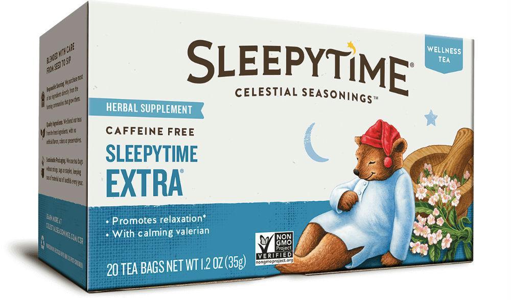 Celestial Seasonings: Sleepytime Extra Wellness Herbal Tea, 20 Tea Bags