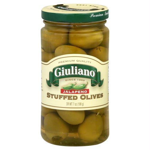 Giuliano: Jalapeño Stuffed Olives, 7 Oz