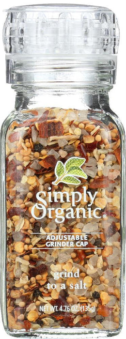 Simply Organic: Grind To A Salt Blend, 4.76 Oz