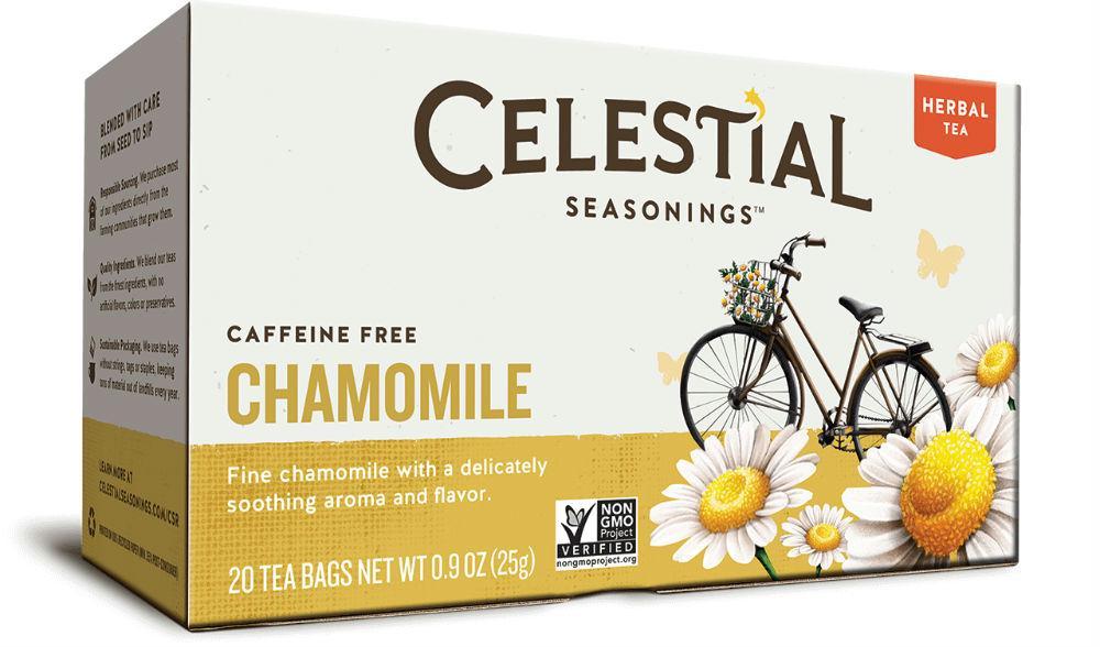 Celestial Seasonings: Chamomile Herbal Tea Caffeine Free 20 Tea Bags, 0.9 Oz