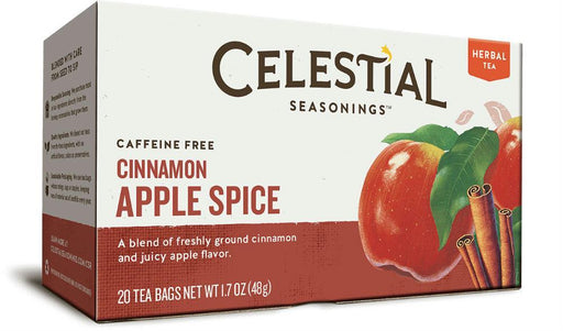 Celestial Seasonings: Cinnamon Apple Spice Herbal Tea Caffeine Free 20 Tea Bags, 1.7 Oz