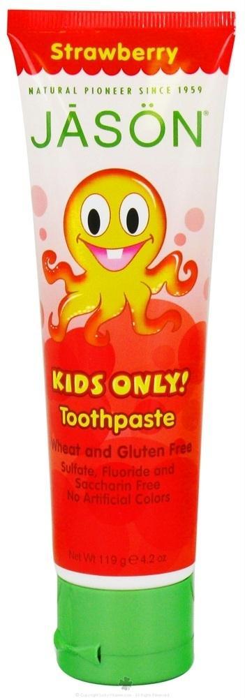 Jason: Kids Only! Natural Toothpaste Strawberry, 4.2 Oz