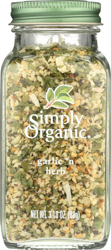 Simply Organic: Btl Garlc & Herb Org (3.100 Oz)