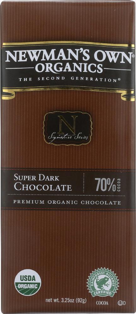 Newman's Own: Organic Super Dark Chocolate Bar, 3.25 Oz