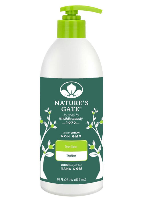 Nature's Gate: Moisturizing Lotion Tea Tree, 18 Oz