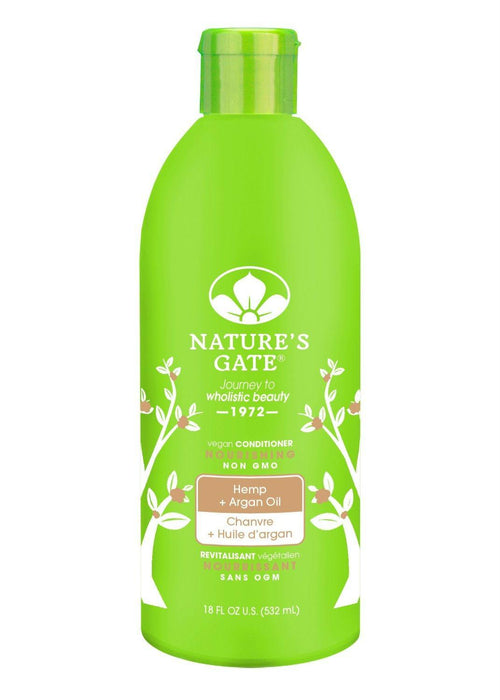 Nature's Gate: Nourishing Conditioner Hemp + Argan Oil, 18 Oz