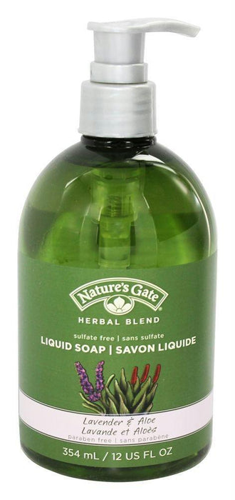 Nature's Gate: Herbal Blend Liquid Soap Lavender & Aloe, 12 Oz