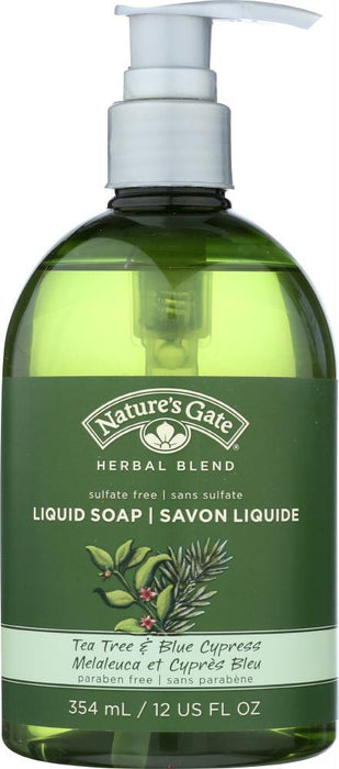 Natures Gate: Soap Liq Ttree & Cyp (12.000 Oz)