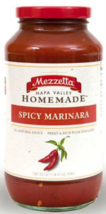 Mezzetta: Napa Valley Bistro Spicy Marinara Sauce, 25 Oz