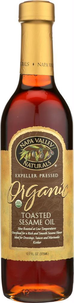 Napa Valley Naturals: Toasted Sesame Oil Unrefined, 12.7 Oz