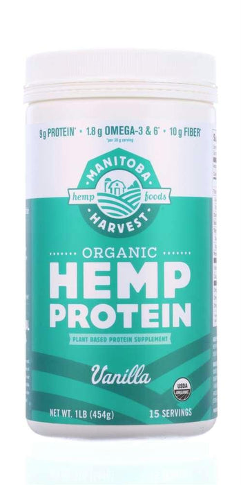 Manitoba Harvest: Organic Hemp Protein Vanilla, 16 Oz