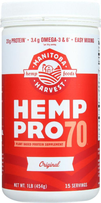 Manitoba Harvest: Hemp Pro 70, 16 Oz