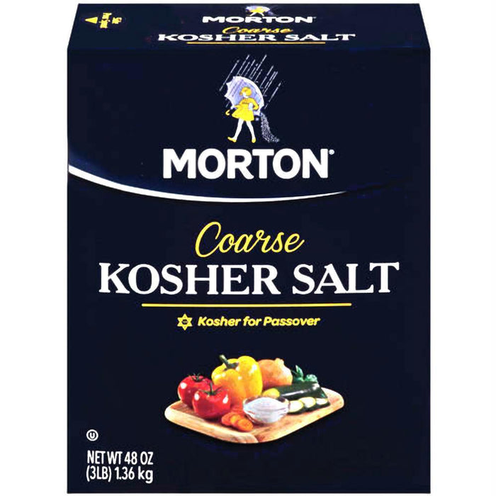 Morton: Coarse Kosher Salt, 48 Oz