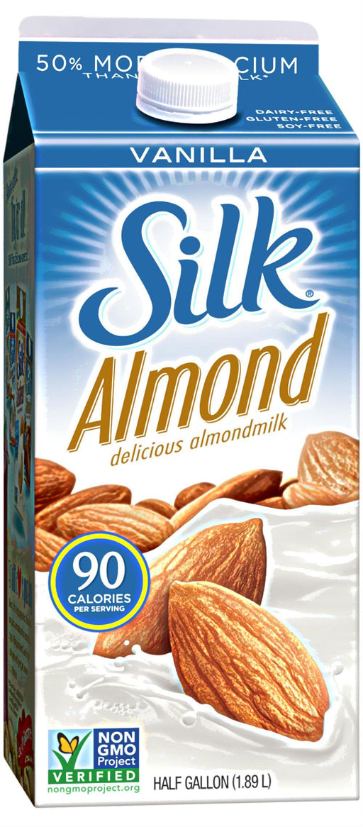 Silk: Pure Almond Vanilla Almond Milk, 64 Oz