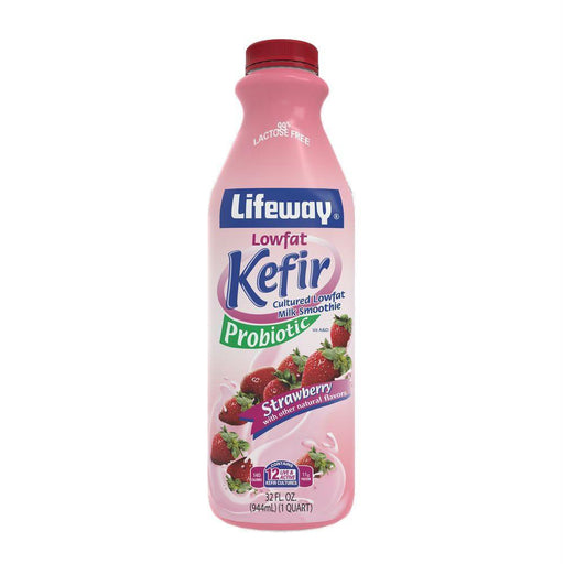 Lifeway: Kefir Lowfat Cultured Milk Strawberry Smoothie, 32 Oz