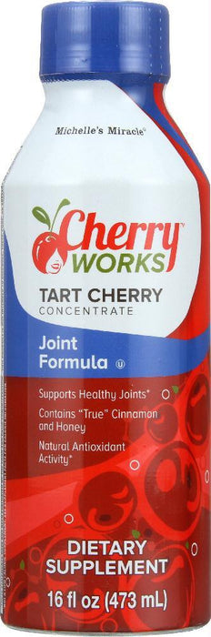 Cherry Works: Michelle's Miracle Tart Cherry Concentrate Joint Formula, 16 Oz