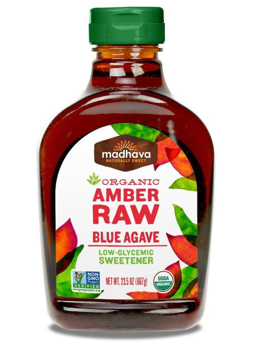 Madhava: Organic Amber Raw Blue Agave, 23.5 Oz