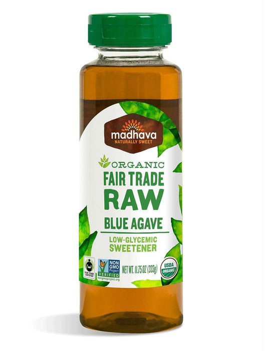 Madhava: Organic Fair Trade Raw Blue Agave, 11.75 Oz