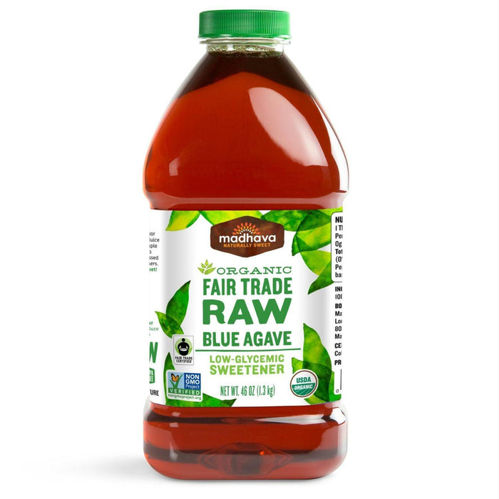 Madhava: Organic Fair Trade Raw Blue Agave, 46 Oz