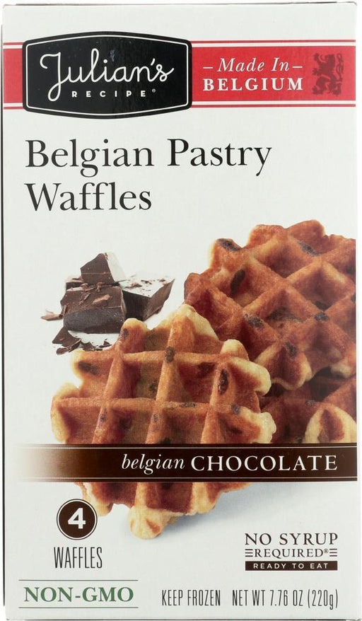 Julians Recipe: Belgian Style Waffle Belgian Chocolate, 7.76 Oz