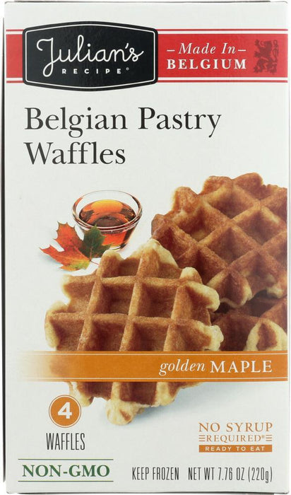 Julians Recipe: Belgian Style Waffle With Maple, 7.76 Oz