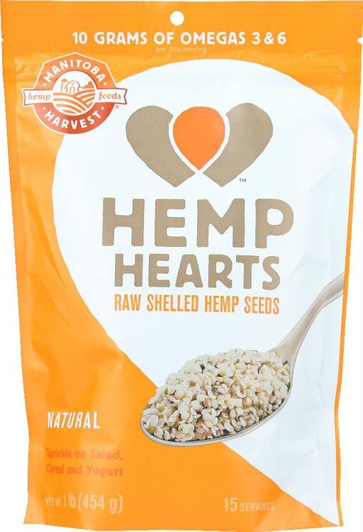 Manitoba Harvest: Hemp Hearts Natural Raw Shelled Hemp Seed, 16 Oz