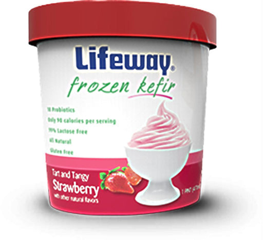 Lifeway: Frozen Kefir Tart And Tangy Strawberry, 16 Oz