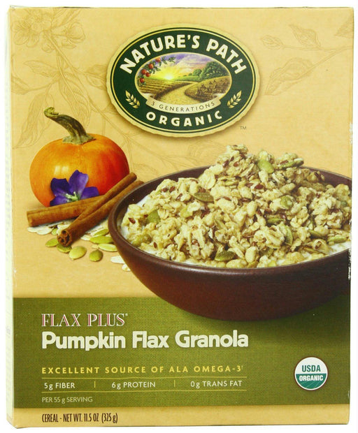 Nature's Path: Organic Flax Plus Pumpkin Flax Granola Cereal, 11.5 Oz