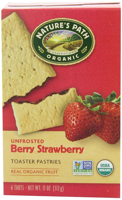 Nature's Path: Unfrosted Berry Strawberry Toaster Pastries, 11 Oz