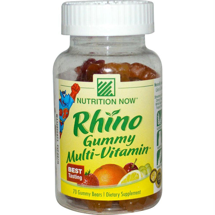 Nutrition Now: Rhino Gummy Multi-vitamin, 70 Gummy Bears