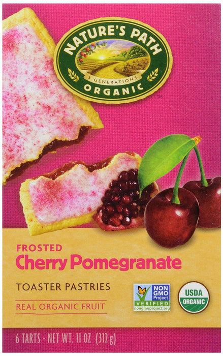 Nature's Path: Organic Frosted Cherry Pomegranate Toaster Pastries, 11 Oz