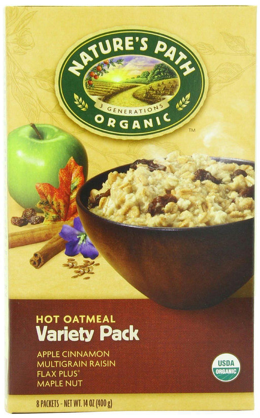 Nature's Path: Organic Instant Hot Oatmeal Variety Pack 8 Count, 14 Oz