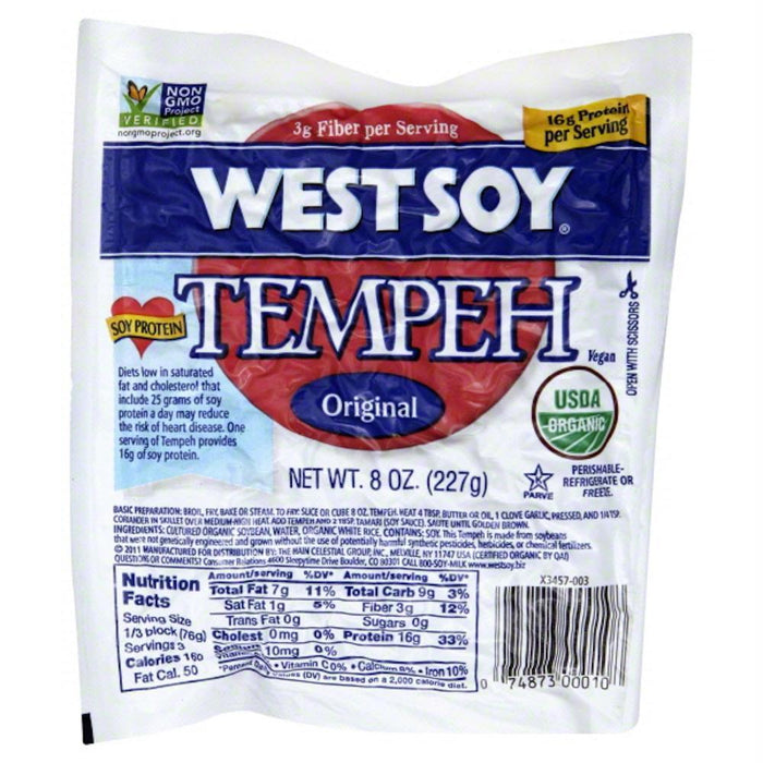 Westsoy: Original Soy Tempeh, 8 Oz