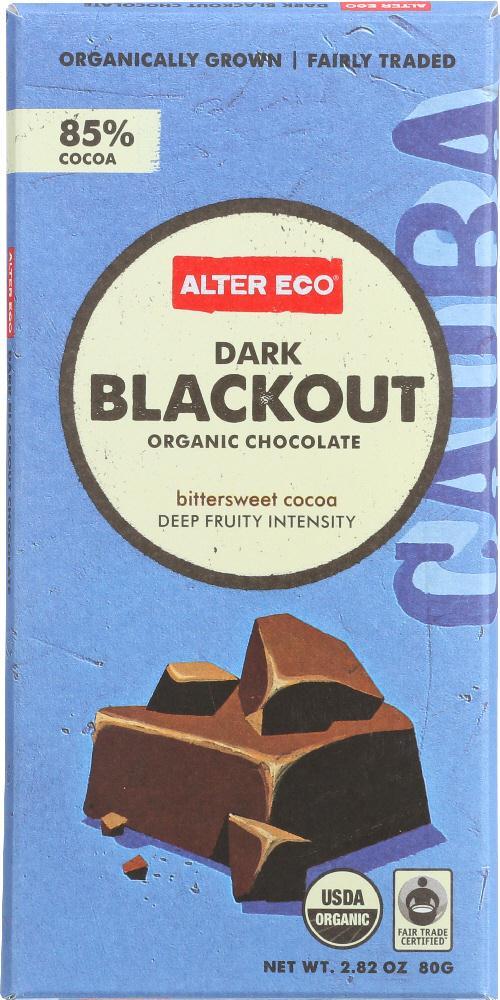 Alter Eco: Organic Chocolate Dark Blackout, 2.82 Oz