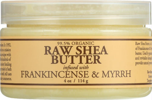 Nubian Heritage: Raw Shea Butter Infused With Frankincense & Myrrh, 4 Oz