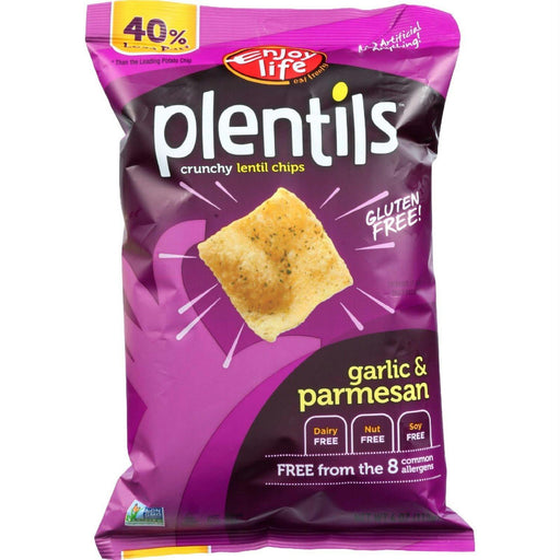 Enjoy Life: Plentils Lentil Chips Garlic & Parmesan, 4 Oz