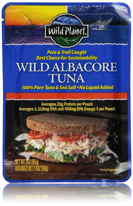 Wild Planet: Wild Albacore Tuna Pouch, 3 Oz