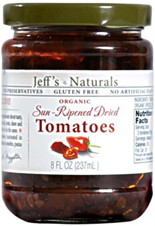 Jeff's Naturals: Sun-ripened Dried Tomatoes, 8 Oz