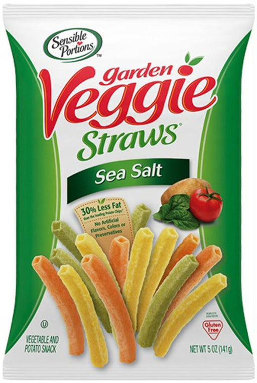 Sensible Portions: Garden Veggie Straws Sea Salt, 5 Oz