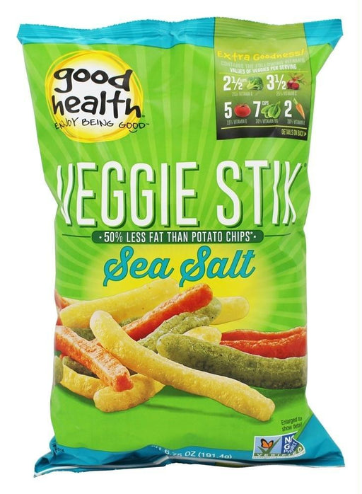 Good Health: Veggie Stix Sea Salt, 6.75 Oz