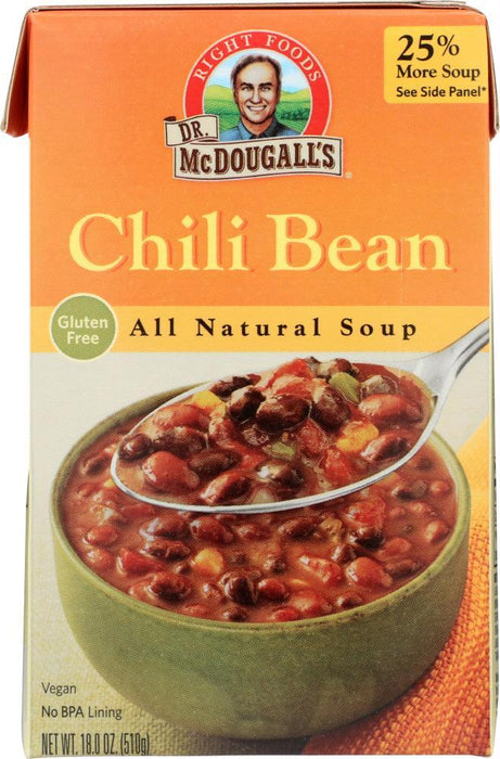 Dr Mcdougalls: Chili Bean Soup, 18 Oz