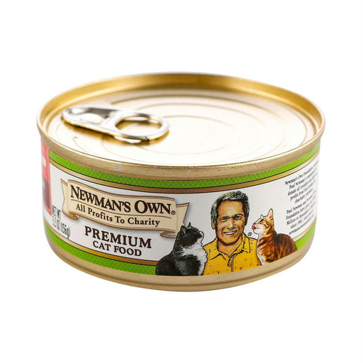 Newman's Own: Premium Cat Food Chicken And Salmon Formula, 5.5 Oz