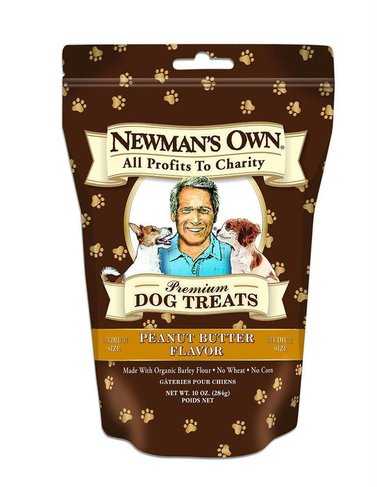 Newman's Own: Premium Dog Treats Medium Peanut Butter, 10 Oz