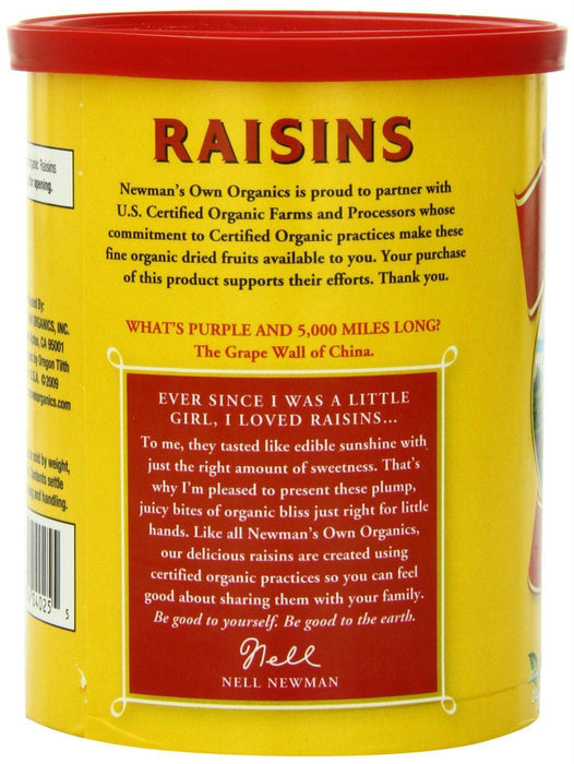 Newman's Own: Organic California Raisins, 15 Oz