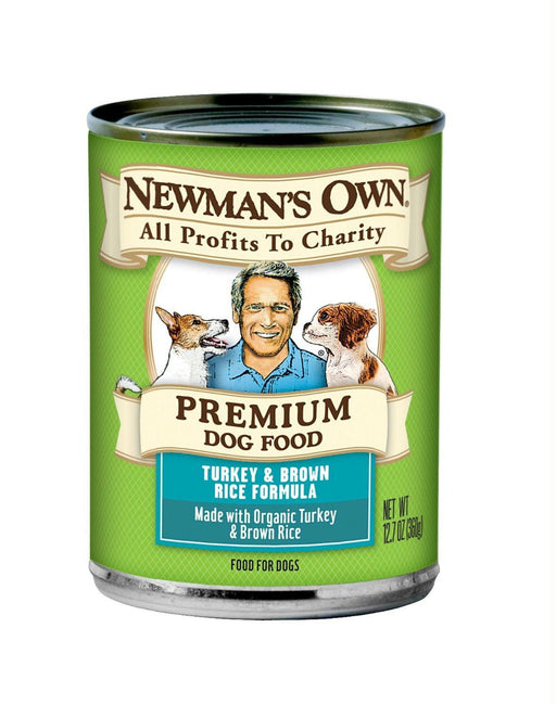 Newman's Own: Premium Dog Food Turkey And Brown Rice, 12.7 Oz