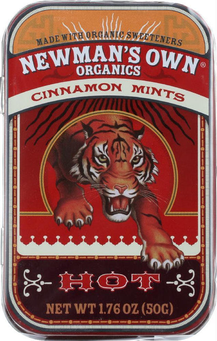 Newman's Own: Organic Cinnamon Mints Hot, 1.76 Oz