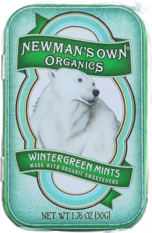 Newman's Own: Organics Mints Wintergreen, 1.76 Oz