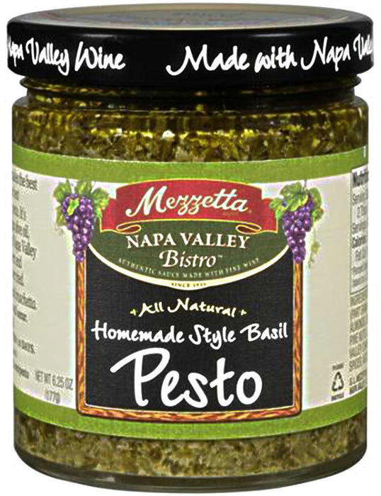 Mezzetta: Napa Valley Bistro Homemade Style Basil Pesto, 6.25 Oz