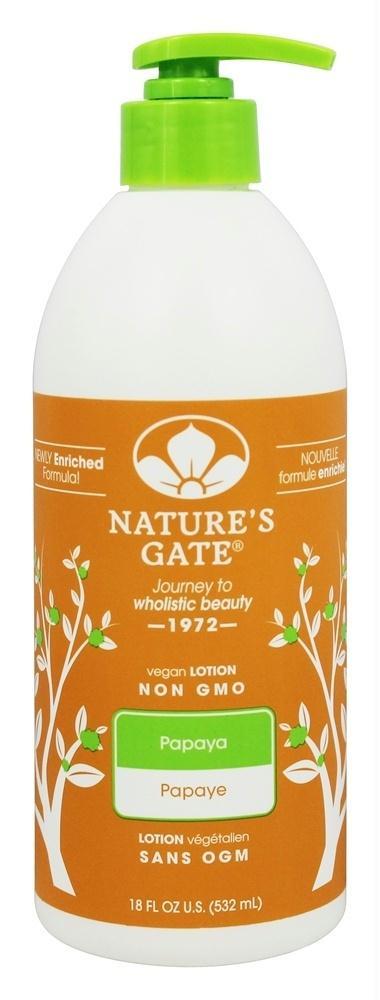 Natures Gate: Moisturizing Lotion Papaya, 18 Oz