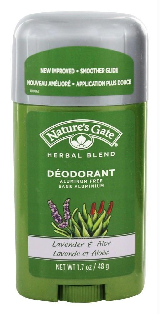 Natures Gate: Herbal Blend Deodorant Stick Lavender & Aloe, 1.7 Oz